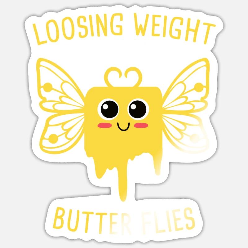 'humor dieet' Sticker | Spreadshirt